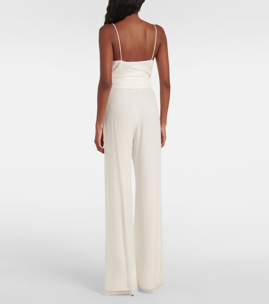 Pantalon de mariée ample Lampo en soie | Max Mara