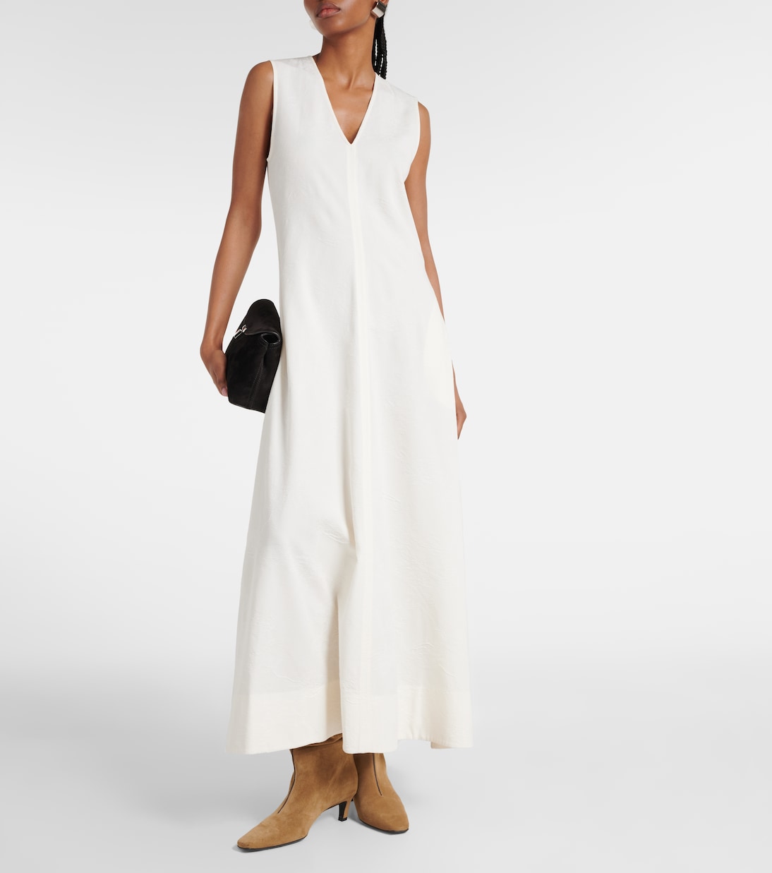 Bottes Wide Shaft en daim | Toteme