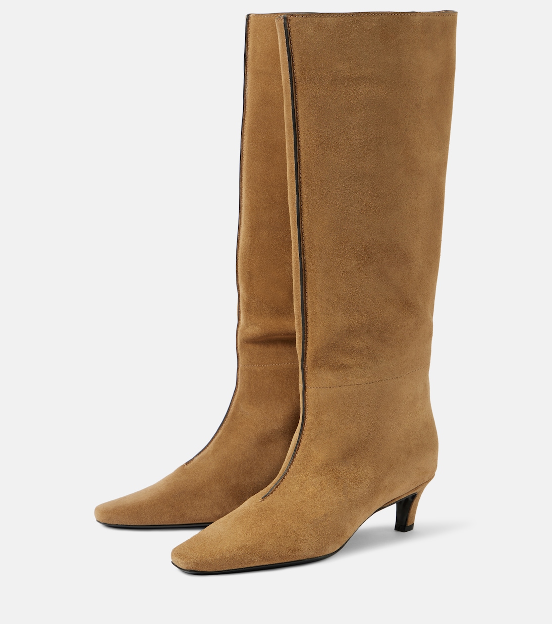 Bottes Wide Shaft en daim | Toteme