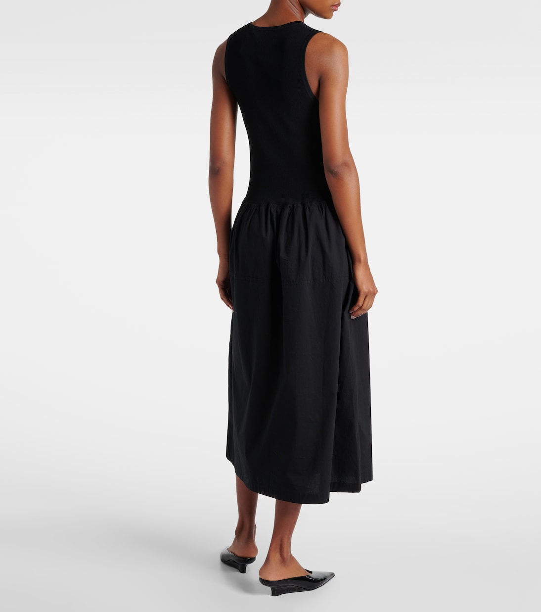 Robe longue White Label Malia en coton | Proenza Schouler