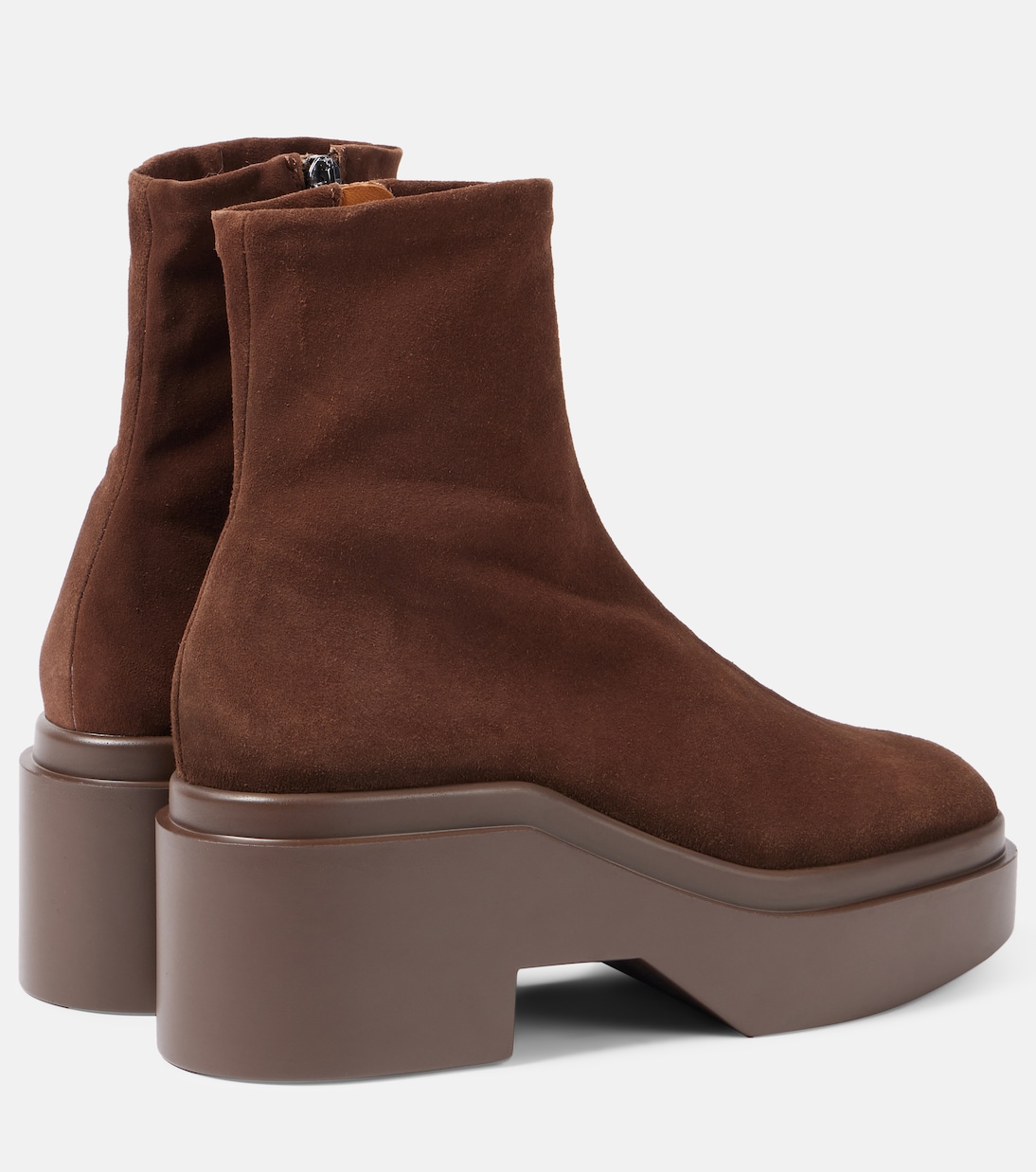 Nelle suede platform ankle boots | Clergerie