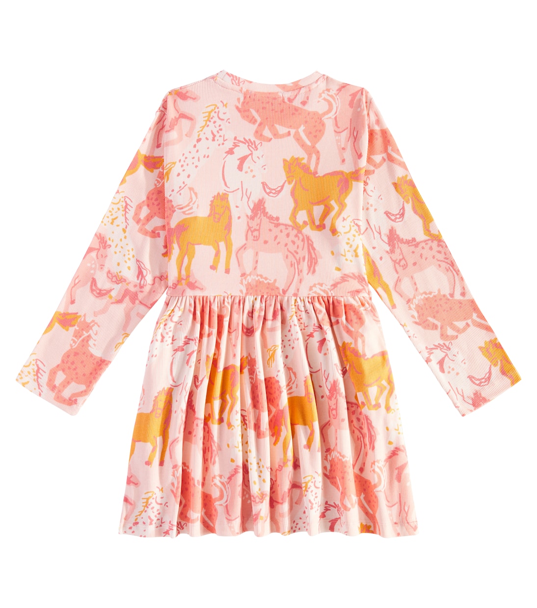 Abito Prairie Horses in misto cotone | Stella McCartney Kids