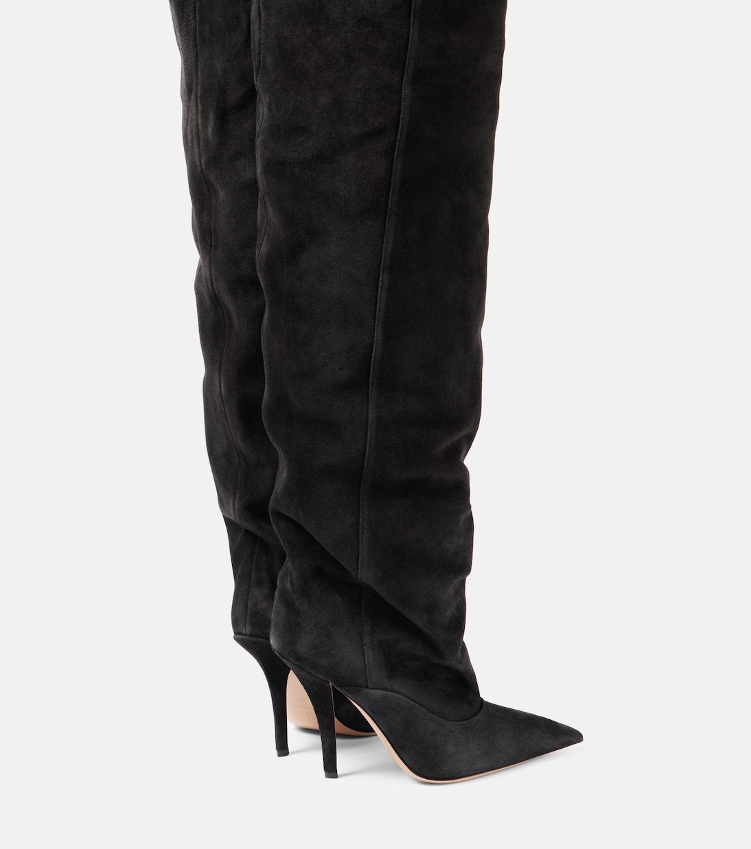 Overknee-Stiefel Ines 105 aus Veloursleder | Paris Texas
