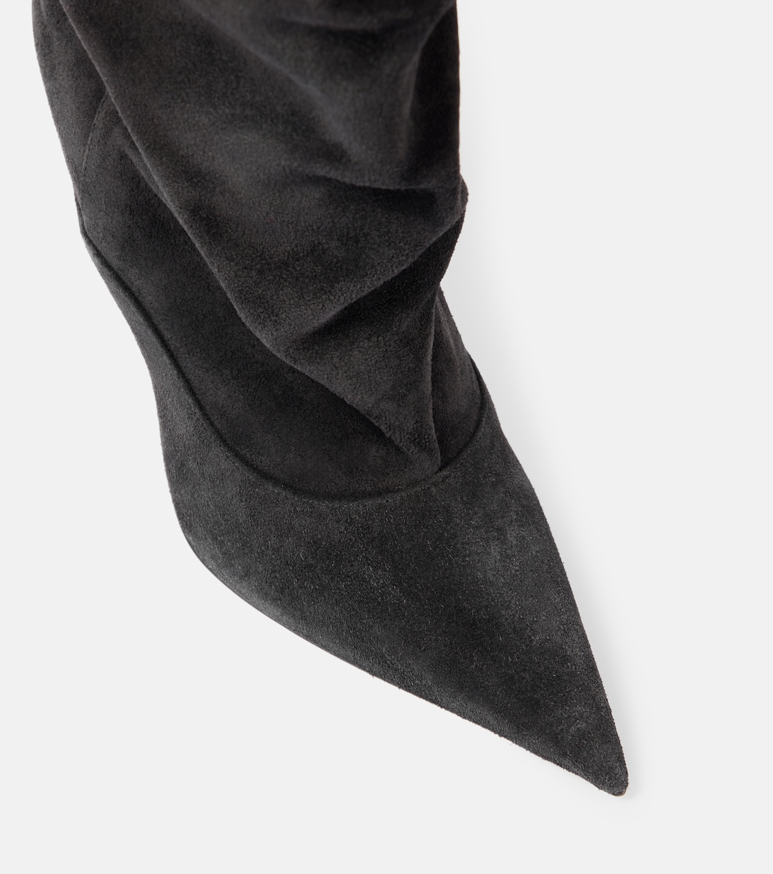 Overknee-Stiefel Ines 105 aus Veloursleder | Paris Texas