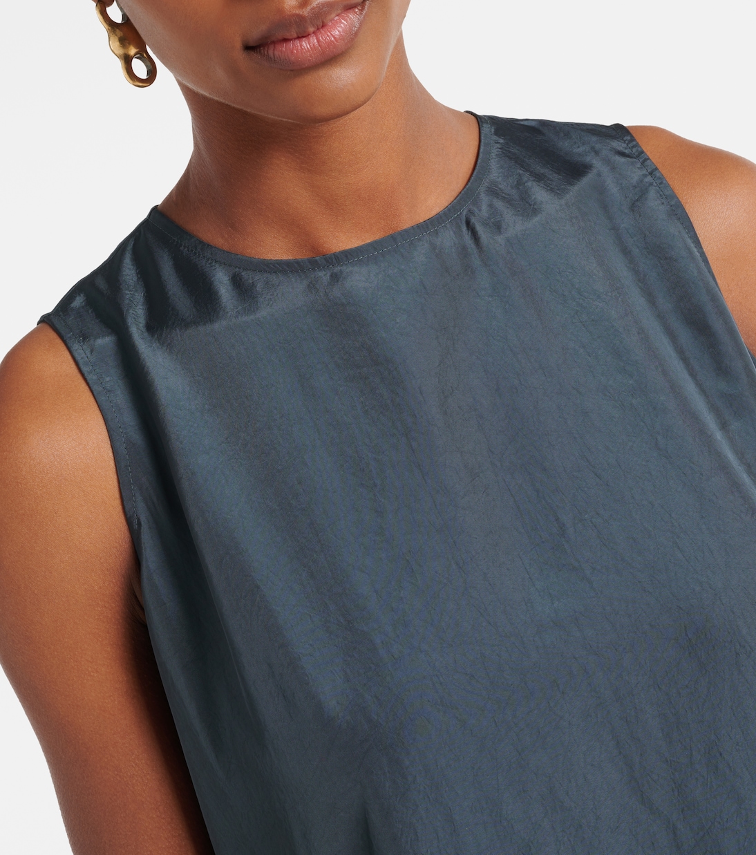 Asymmetric satin dress | Acne Studios