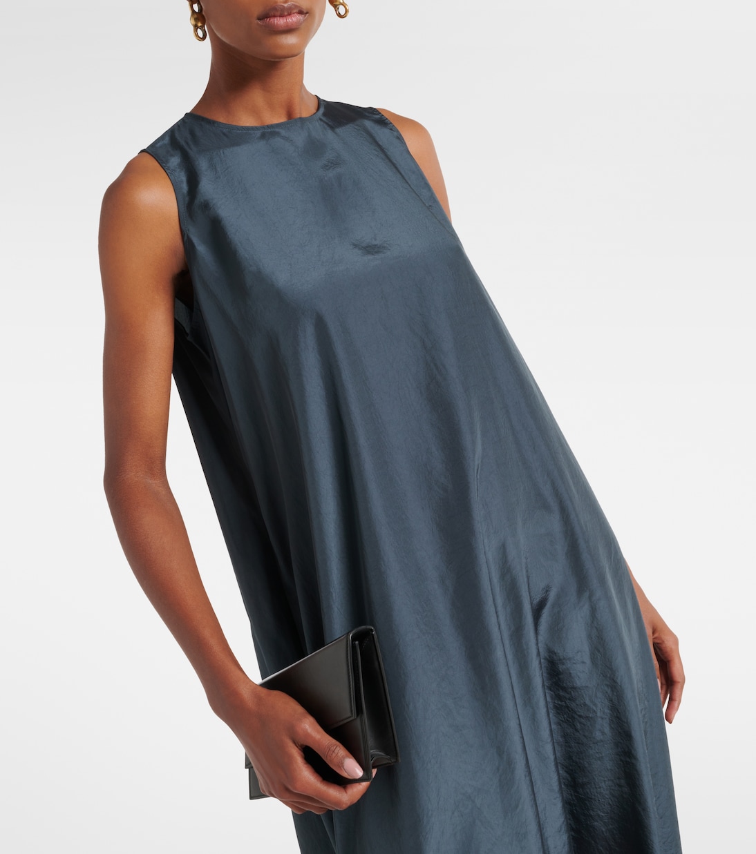 Asymmetric satin dress | Acne Studios