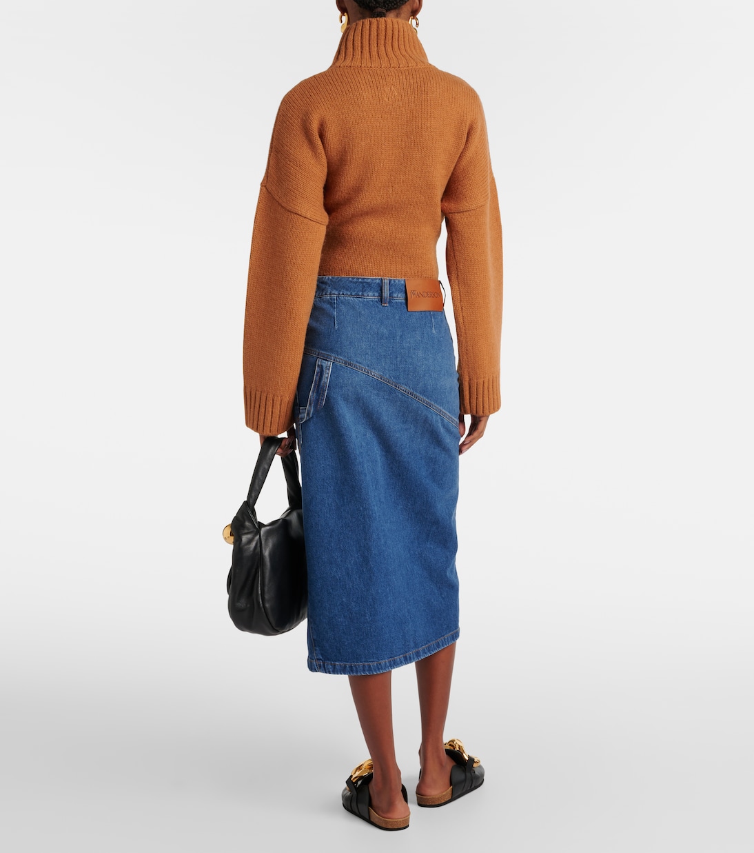 Falda midi de denim | JW Anderson