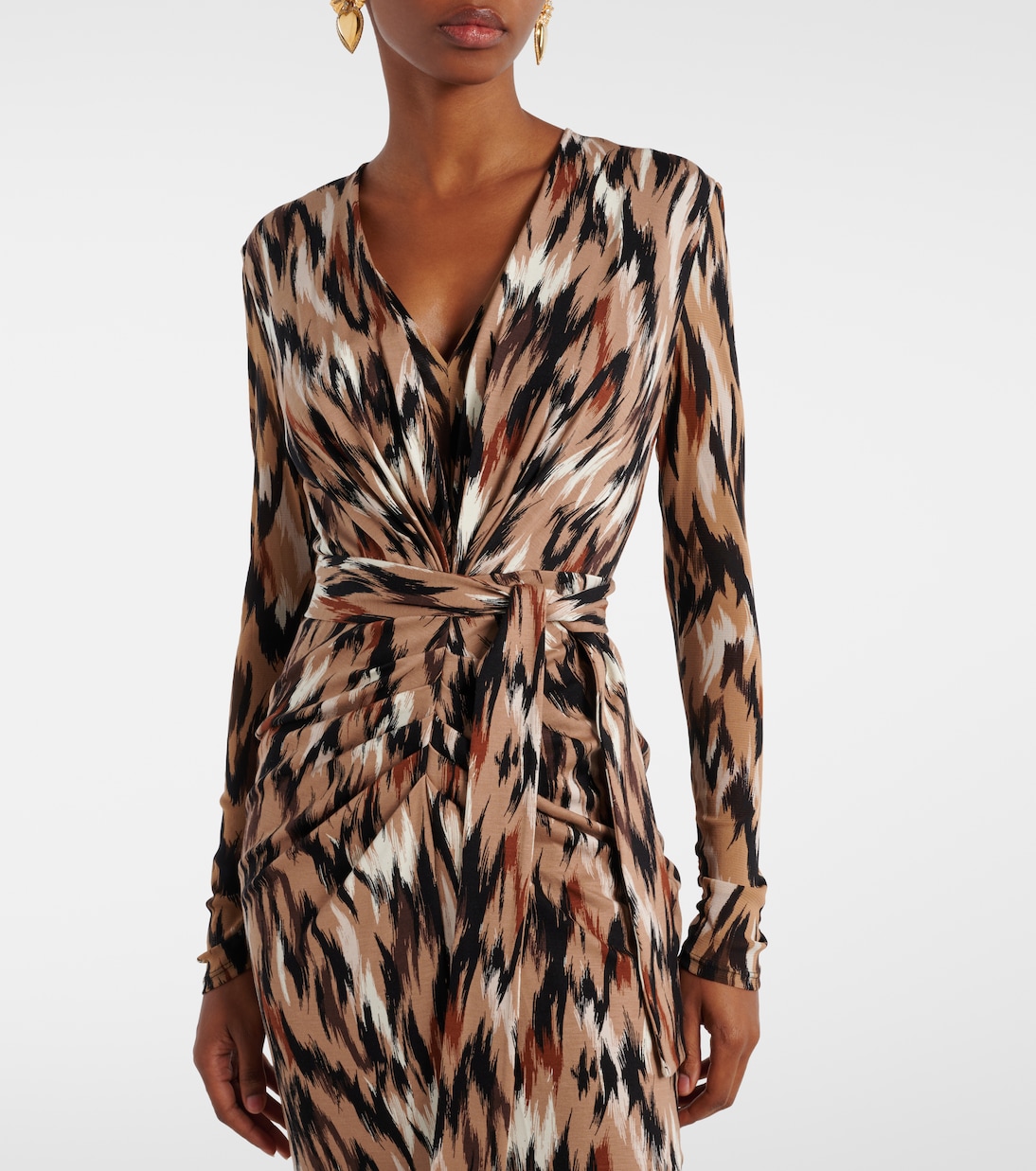 Vestido midi Hades de jersey estampado | Diane von Furstenberg