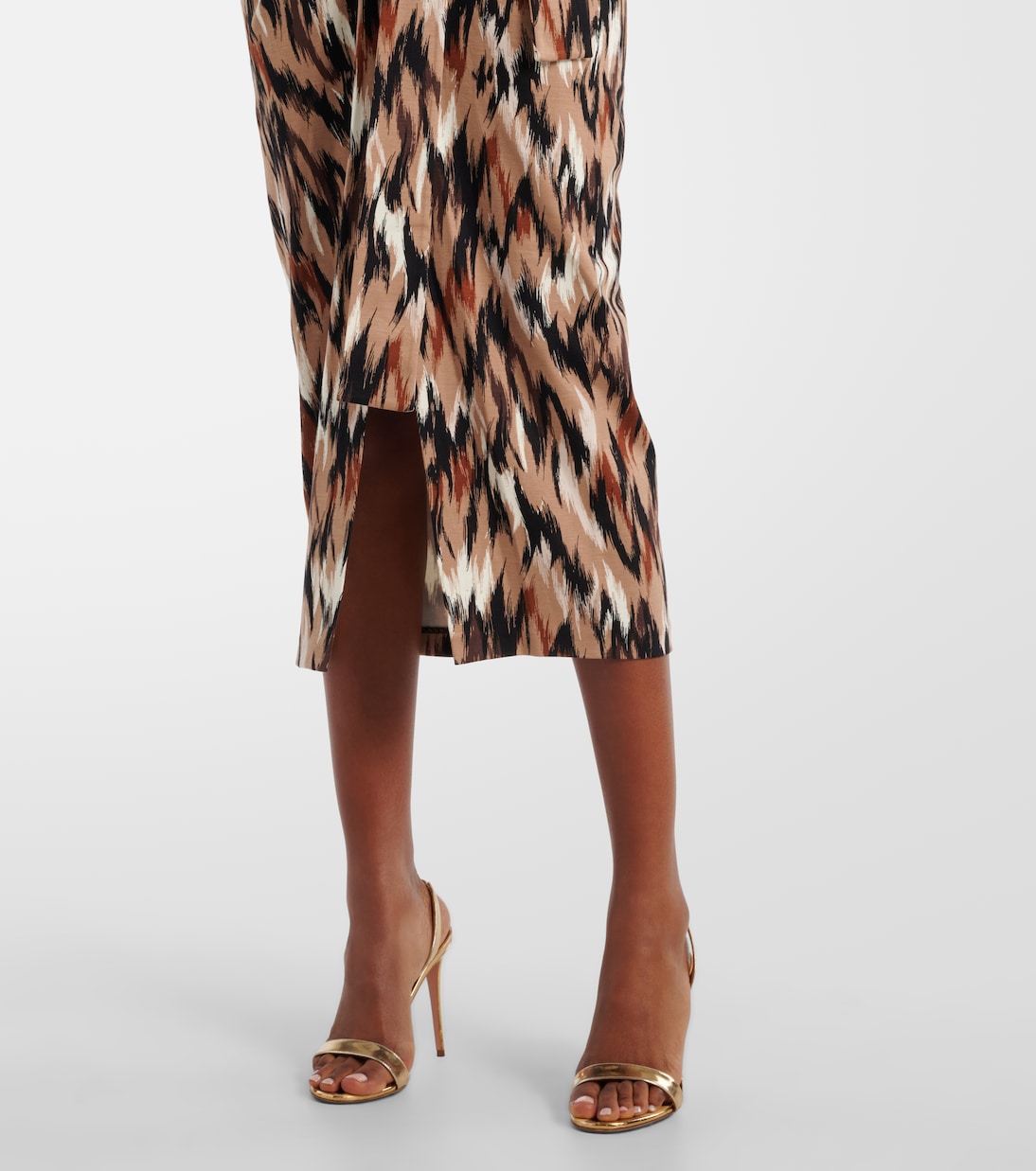 Vestido midi Hades de jersey estampado | Diane von Furstenberg