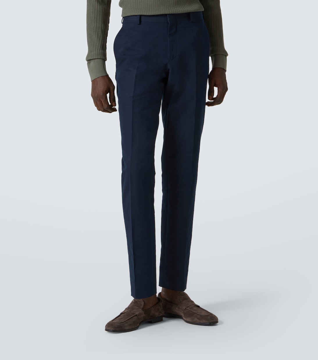 Pantaloni regular Pienza in lino e cotone | Brioni
