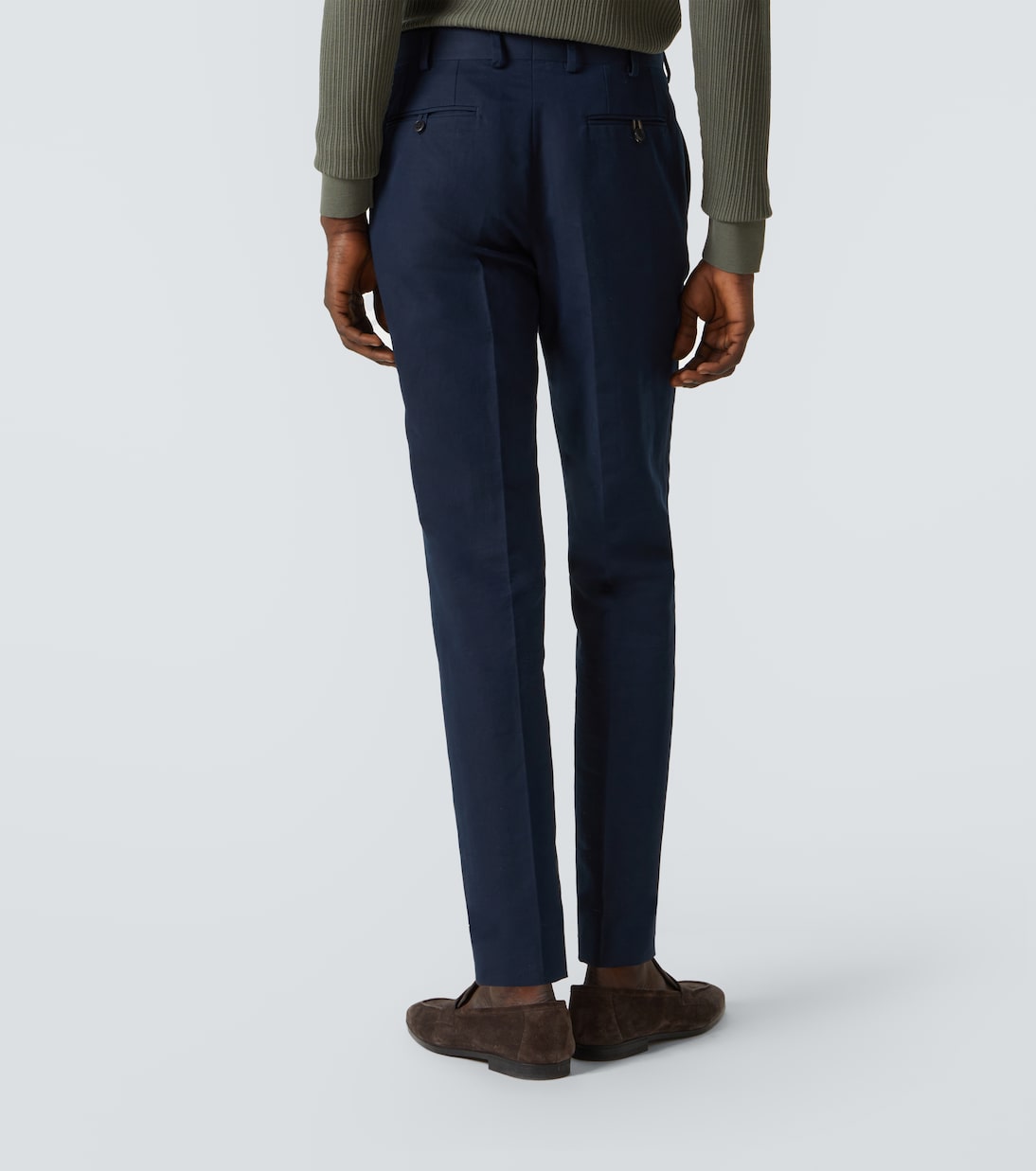Pantaloni regular Pienza in lino e cotone | Brioni
