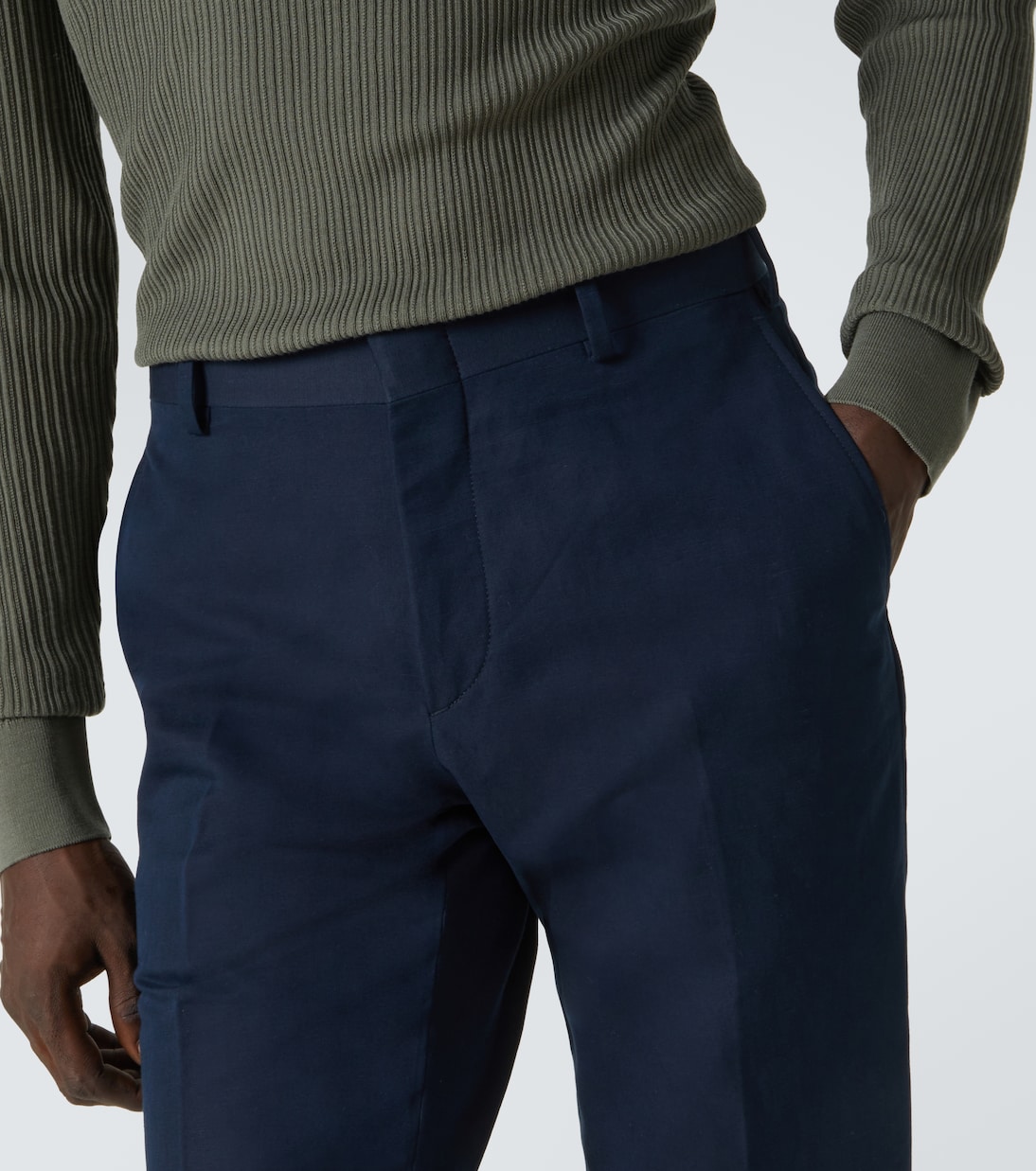 Pantaloni regular Pienza in lino e cotone | Brioni