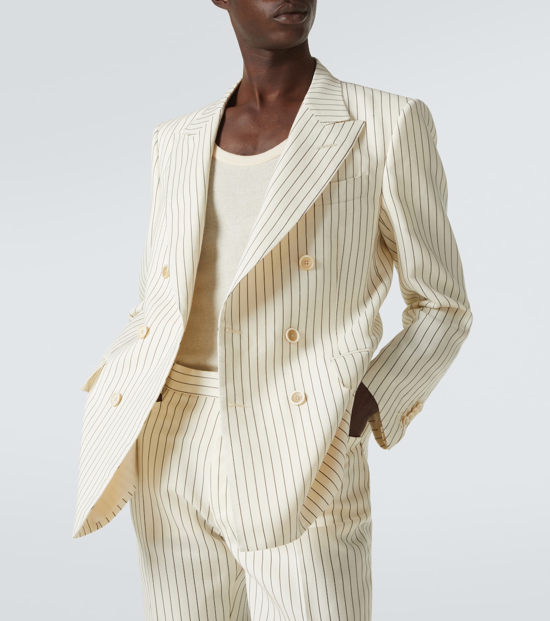 Blazer Dyllan in organza di lana e seta | Tom Ford
