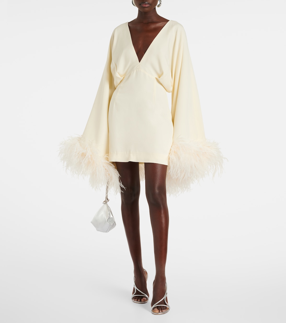 Minikleid Mini Magnifique mit Federn | Taller Marmo