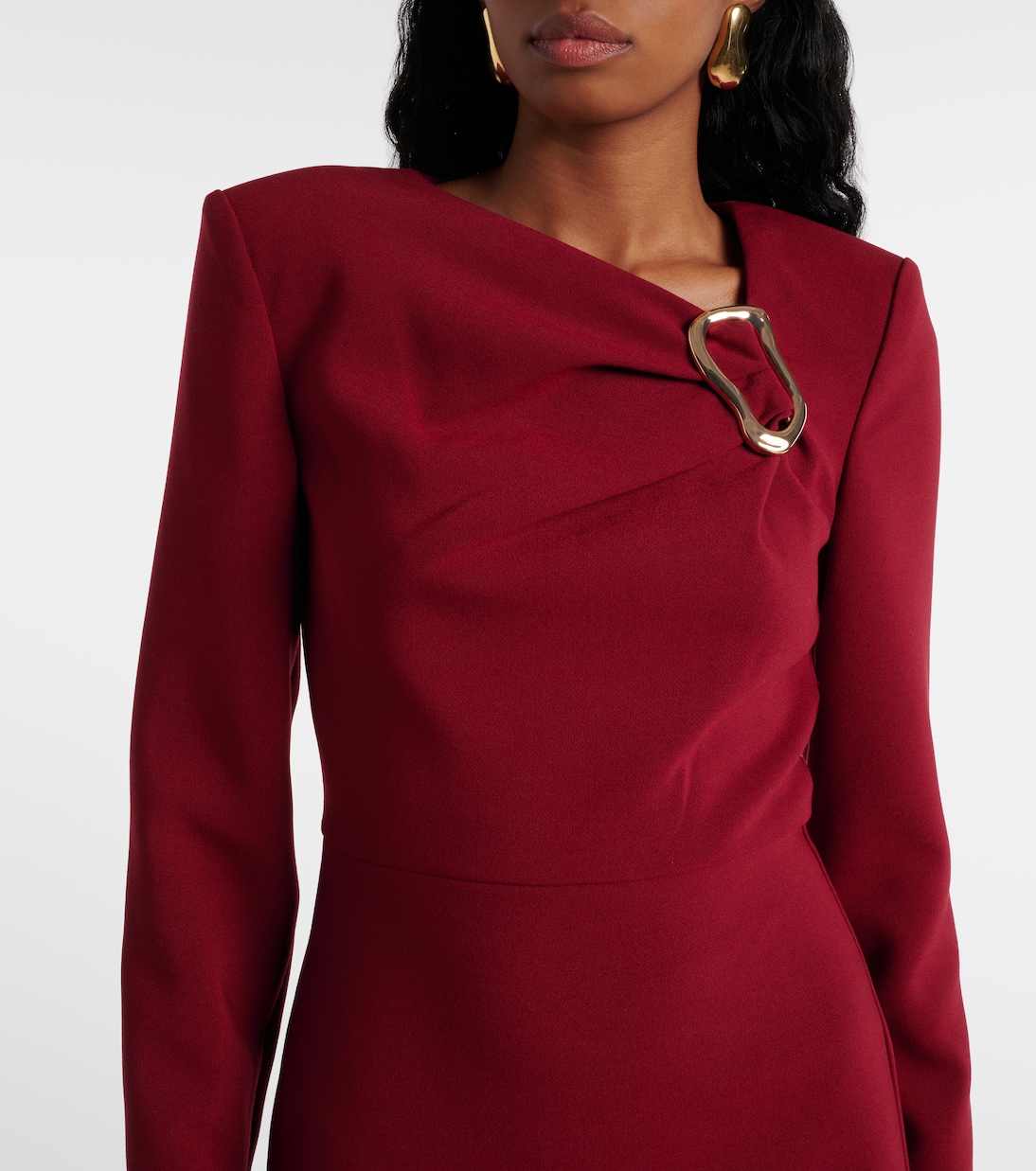Abito midi in crêpe | Roland Mouret