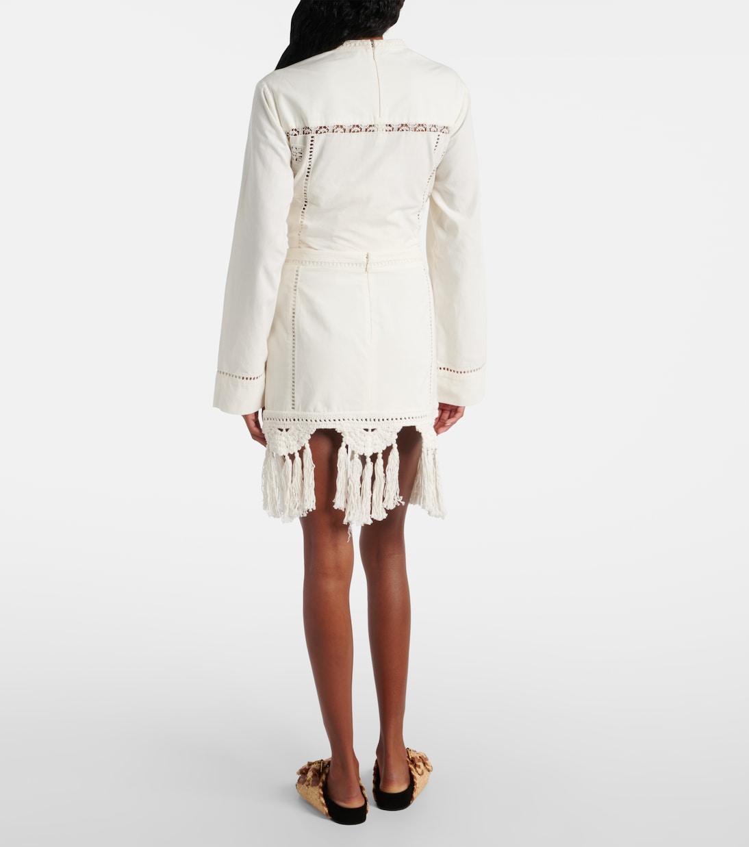 Minigonna Sandra in cotone macramé | Isabel Marant