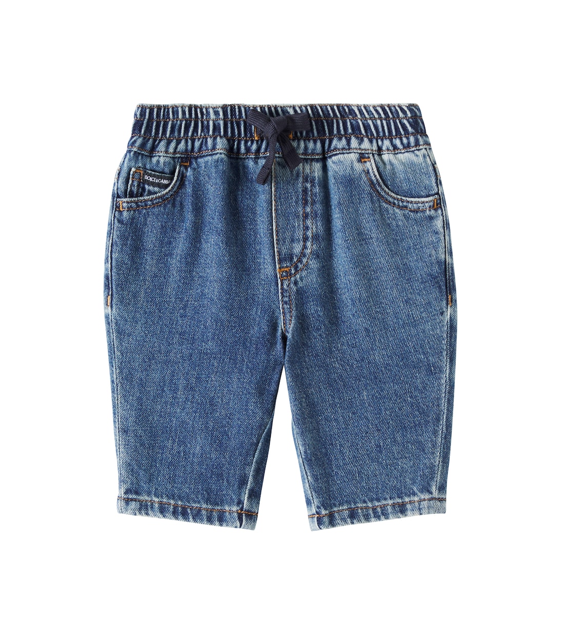 Bebé - jeans con lazo | Dolce&Gabbana Kids