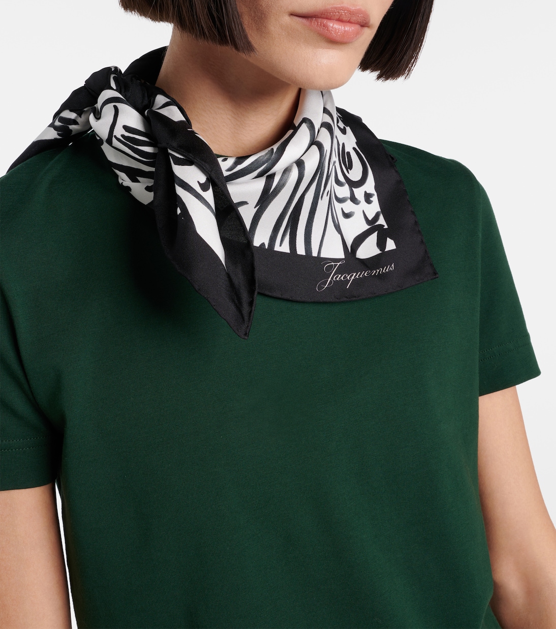 Foulard Poisson in seta con stampa | Jacquemus