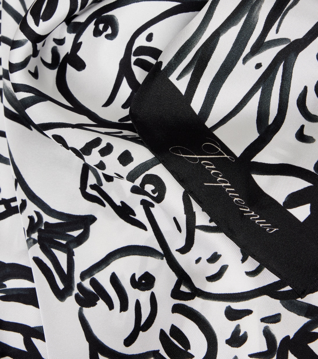 Foulard Poisson in seta con stampa | Jacquemus