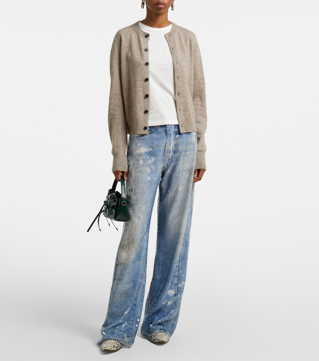 Keny Face wool cardigan | Acne Studios