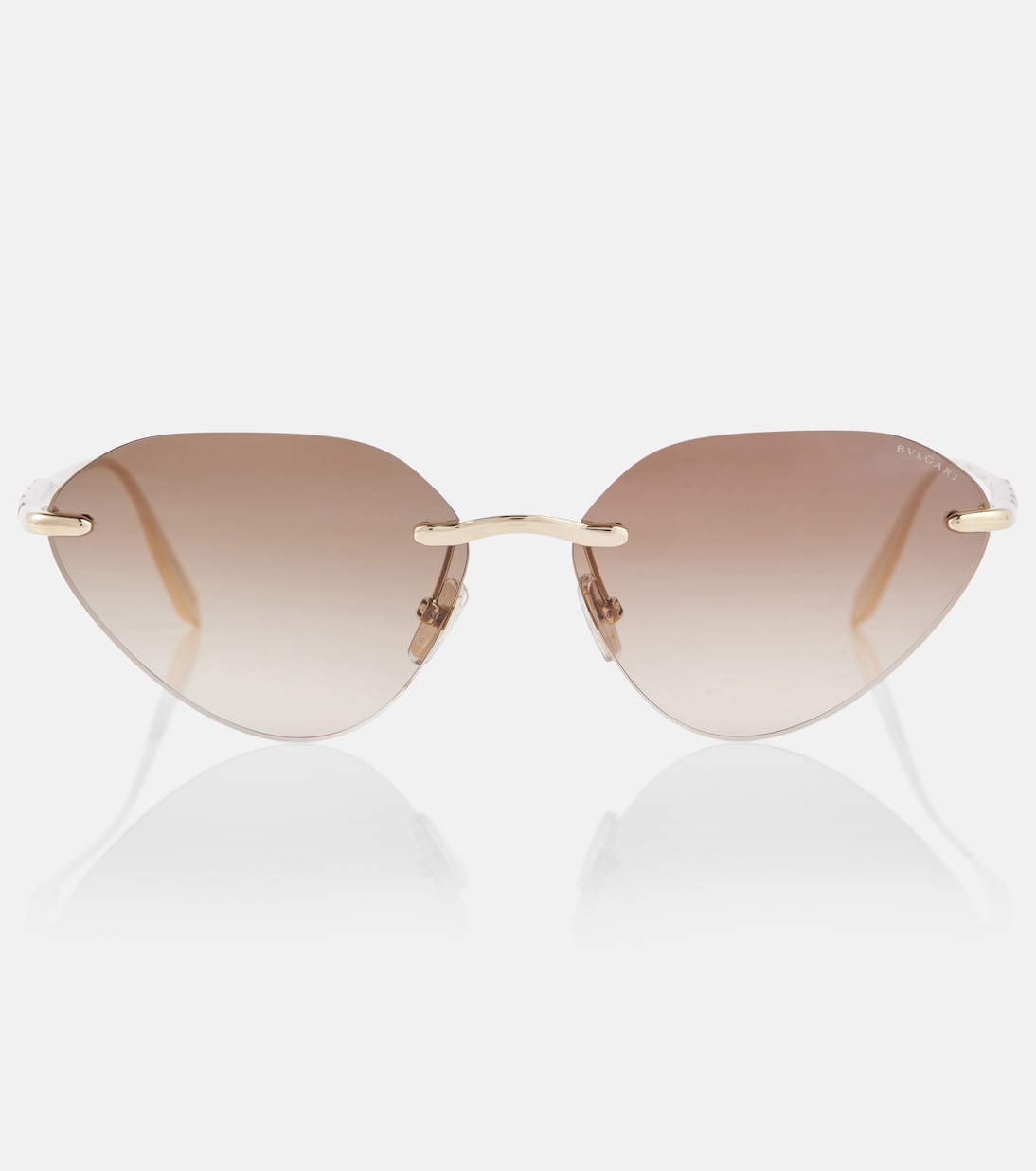Serpenti embellished cat-eye sunglasses | Bvlgari