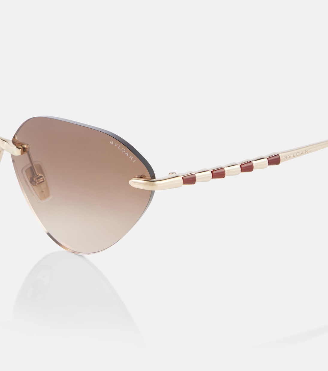 Serpenti embellished cat-eye sunglasses | Bvlgari