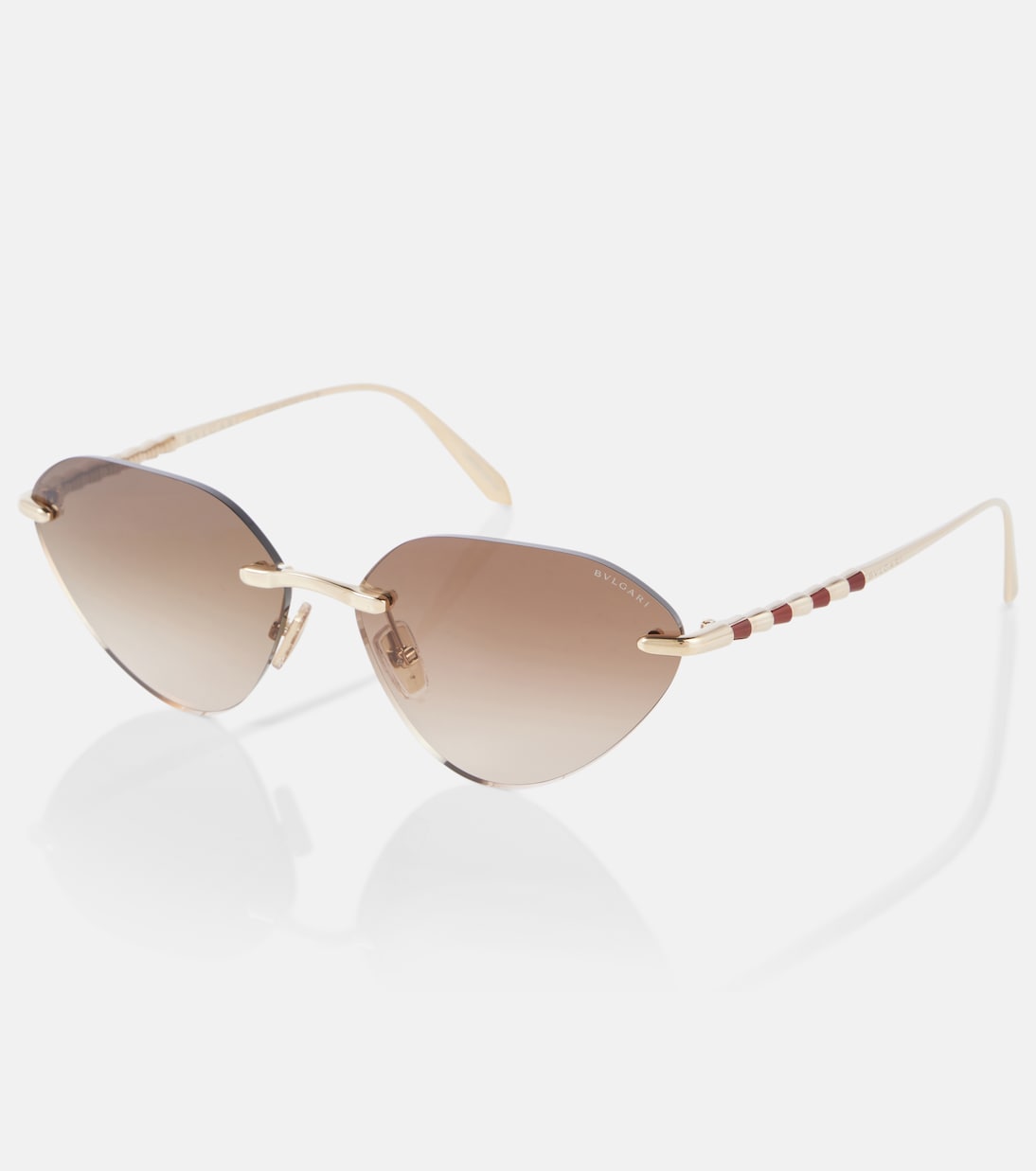 Serpenti embellished cat-eye sunglasses | Bvlgari