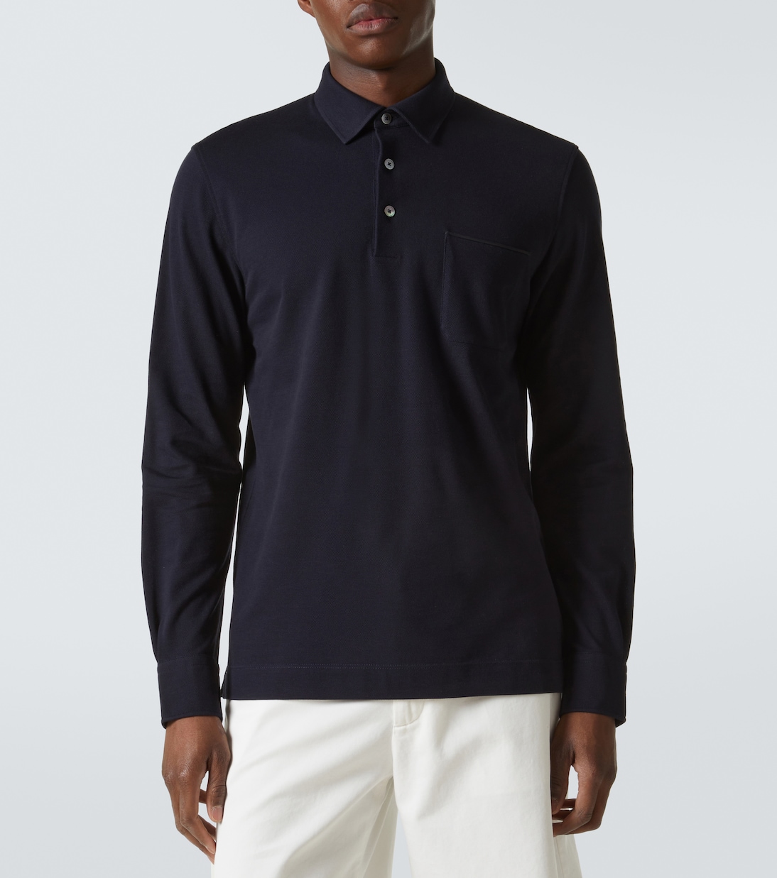 Polo de algodón con logo | Zegna