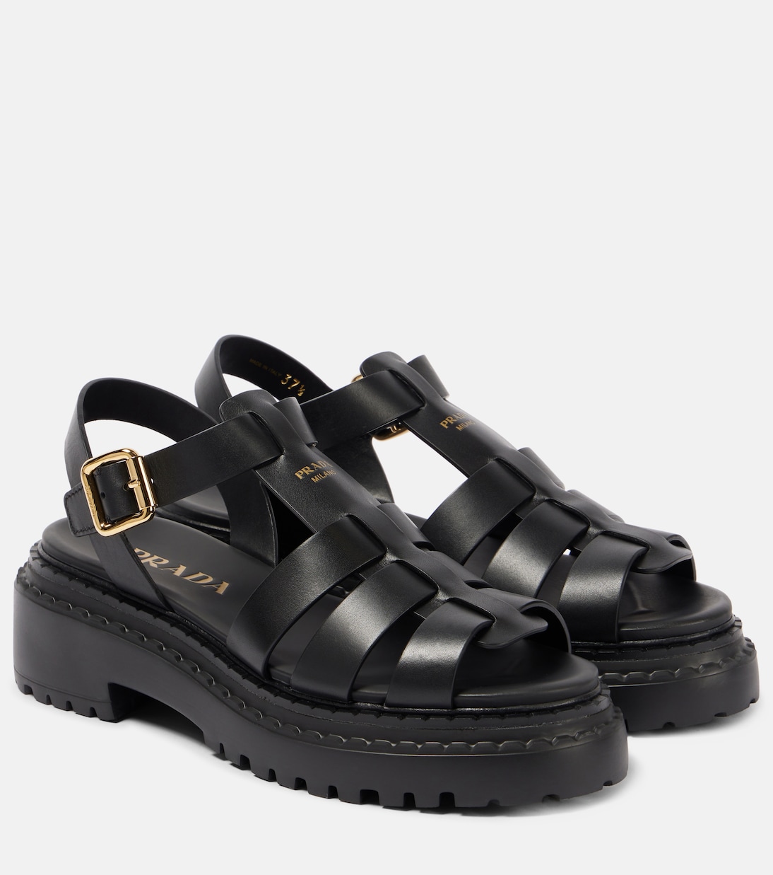 Sandali in Pelle PRADA per Giovani Stilisti