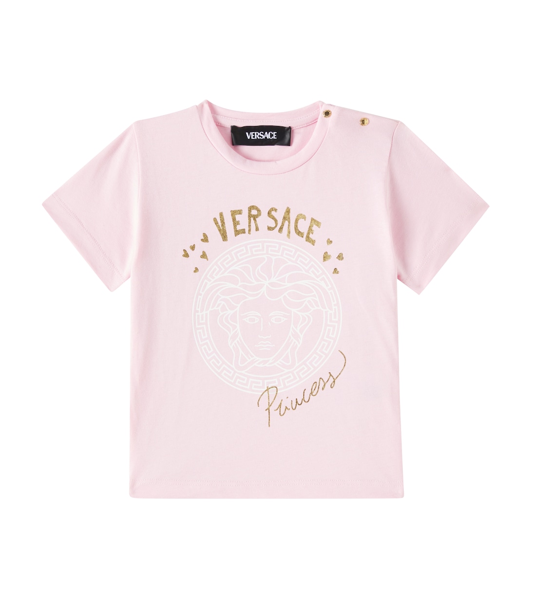 تي شيرت لمولود جديد من القطن الجيرسيه Medusa | Versace Kids
