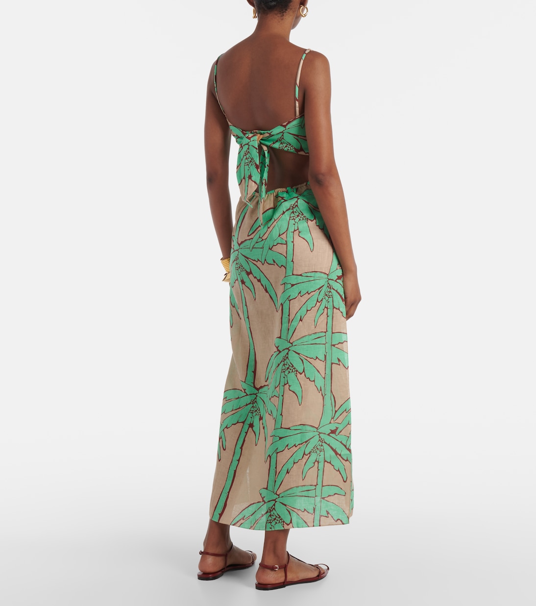 Abito lungo Beach Harmony in lino | Johanna Ortiz
