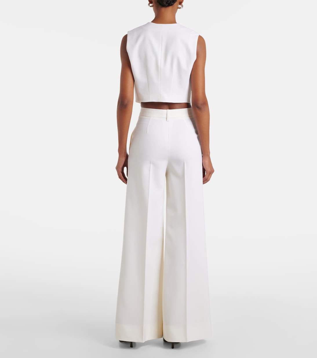 Pantaloni a gamba larga in lana | Stella McCartney