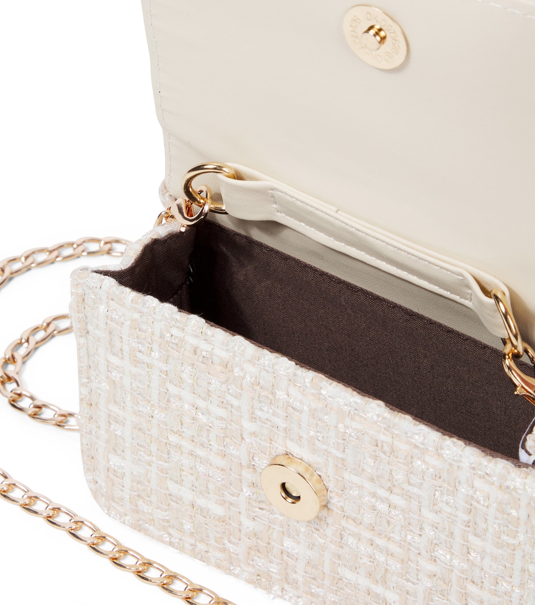 Verzierte Tasche aus Tweed | Patachou