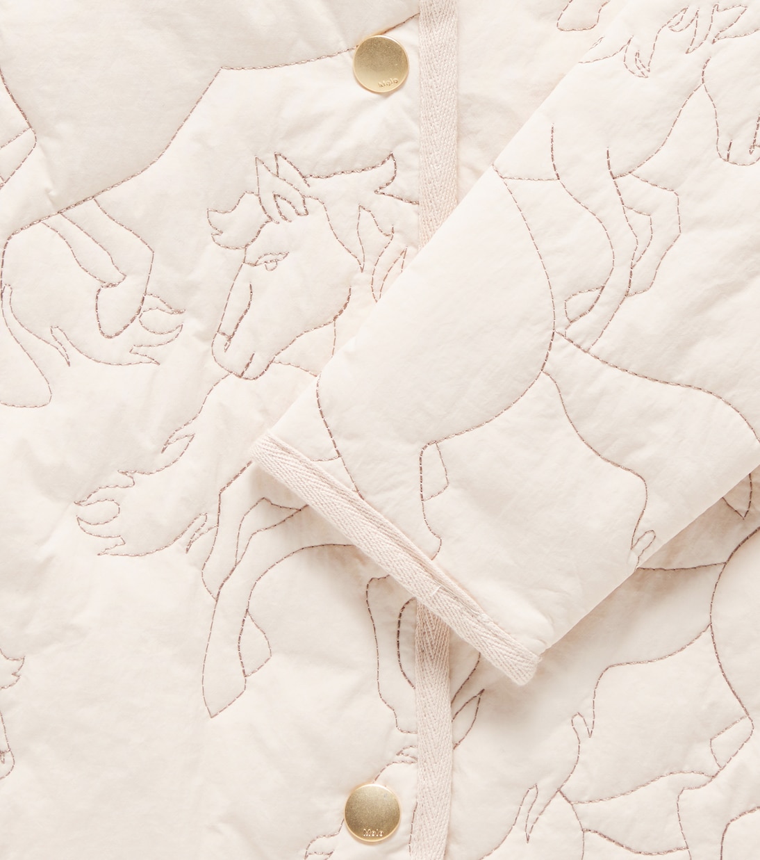 Baby Harrie quilted jacket | Molo