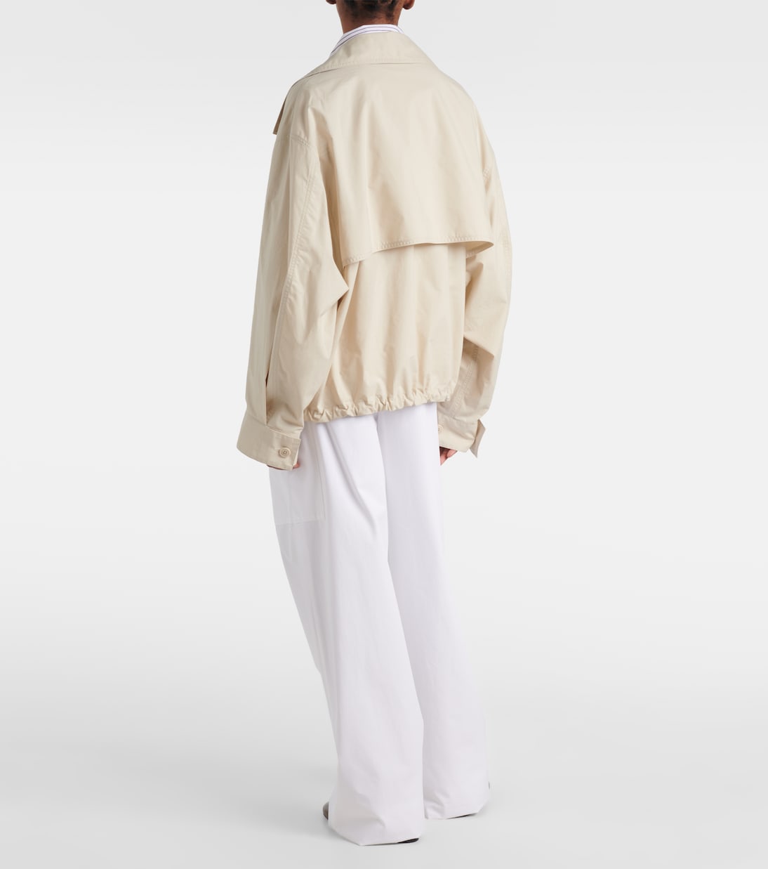 Technical cropped trench coat | Lemaire