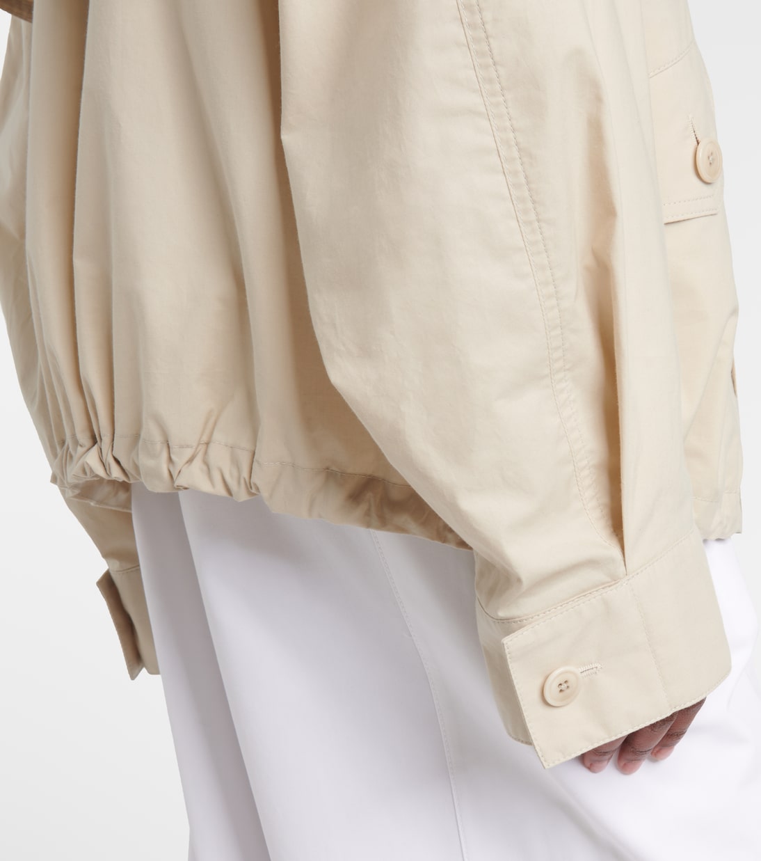 Technical cropped trench coat | Lemaire