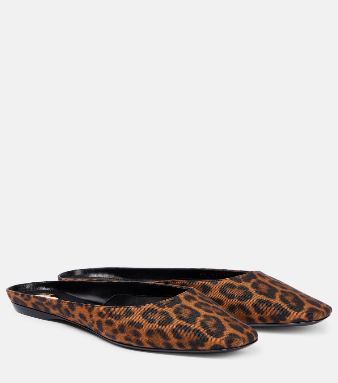 Mules Lido à motif léopard | Saint Laurent
