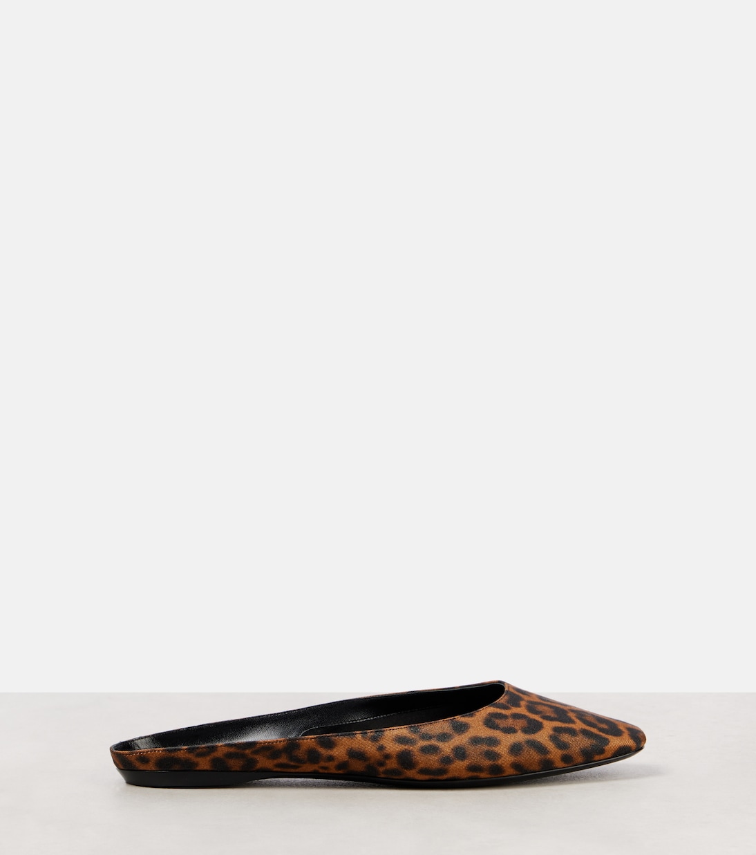 Mules Lido à motif léopard | Saint Laurent