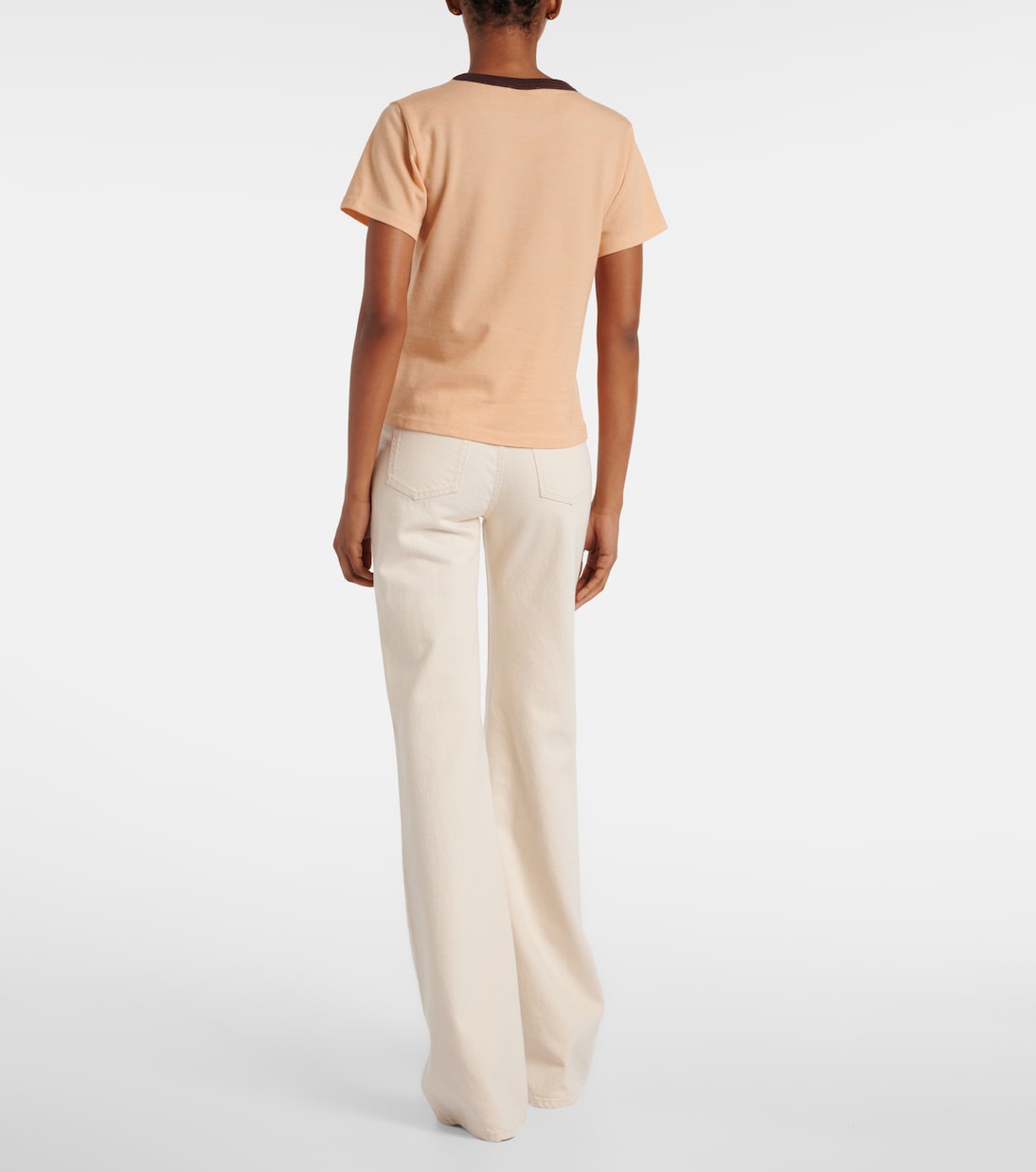 Camiseta de jersey de algodón estampada | Chloé