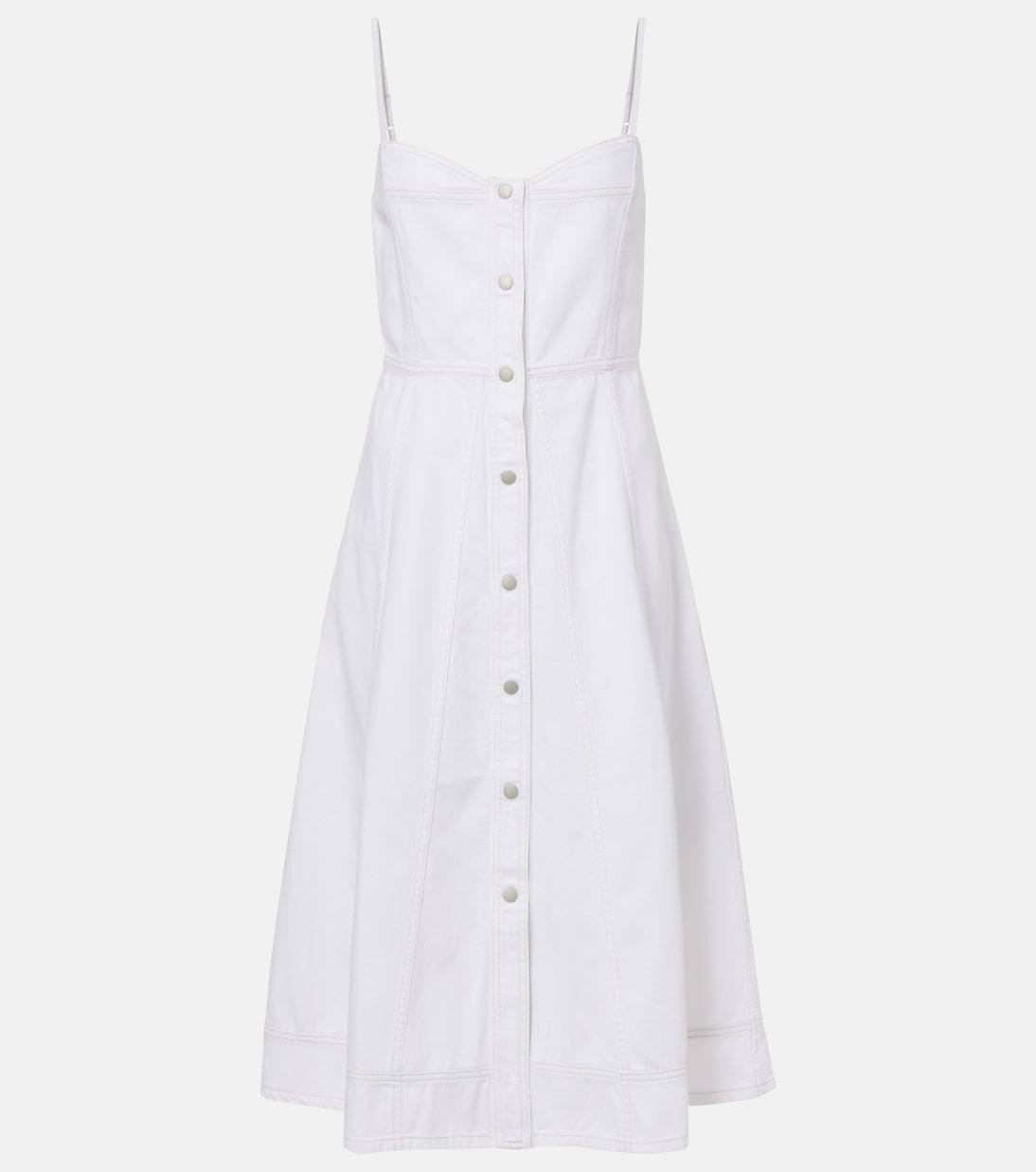 Saint Raphael denim midi dress | AG Jeans