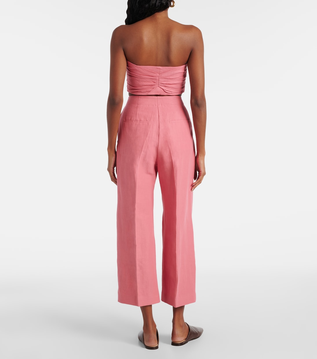 Santu linen and cotton-blend culottes | Tove