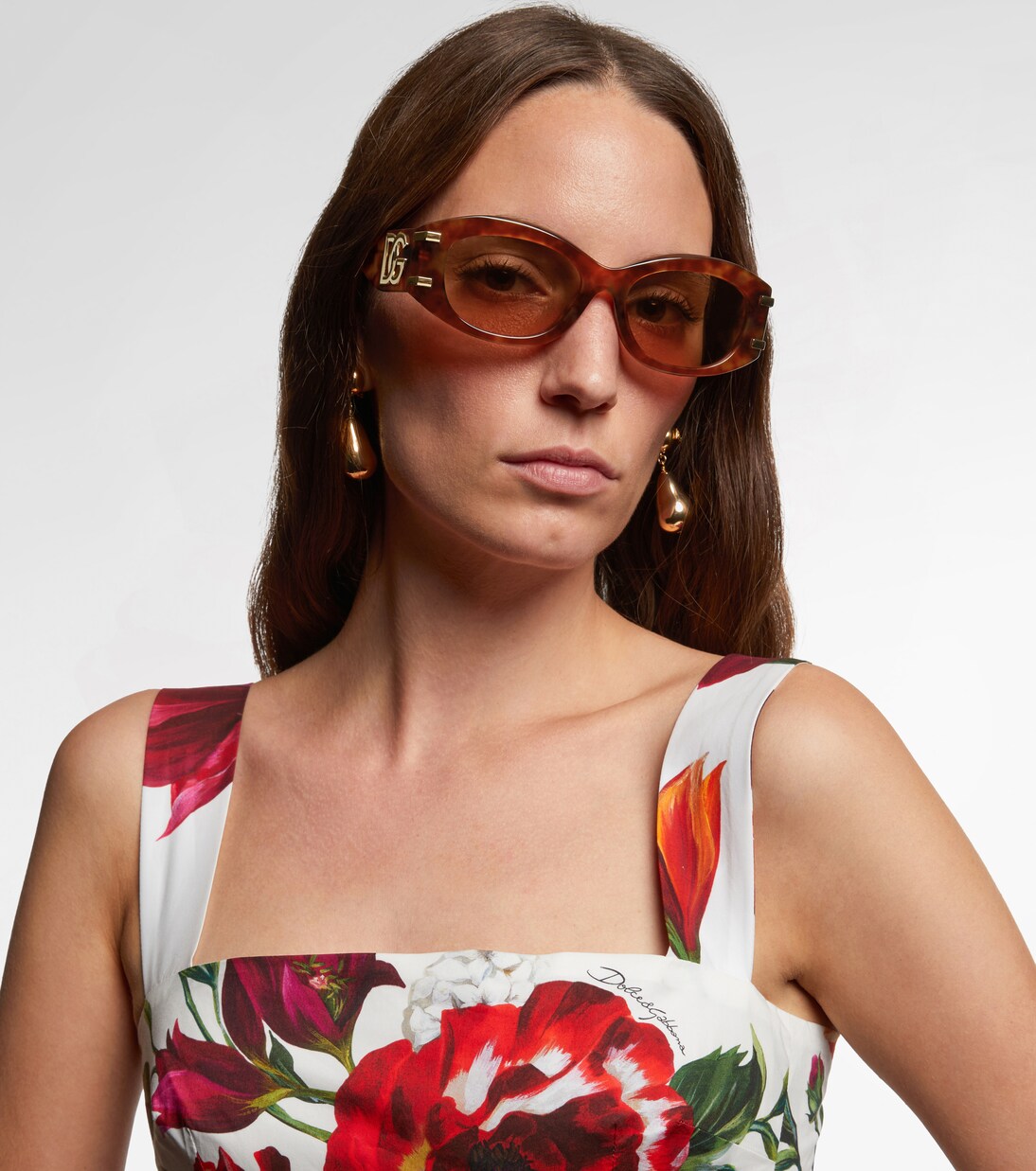 Ovale Sonnenbrille DG | Dolce&Gabbana