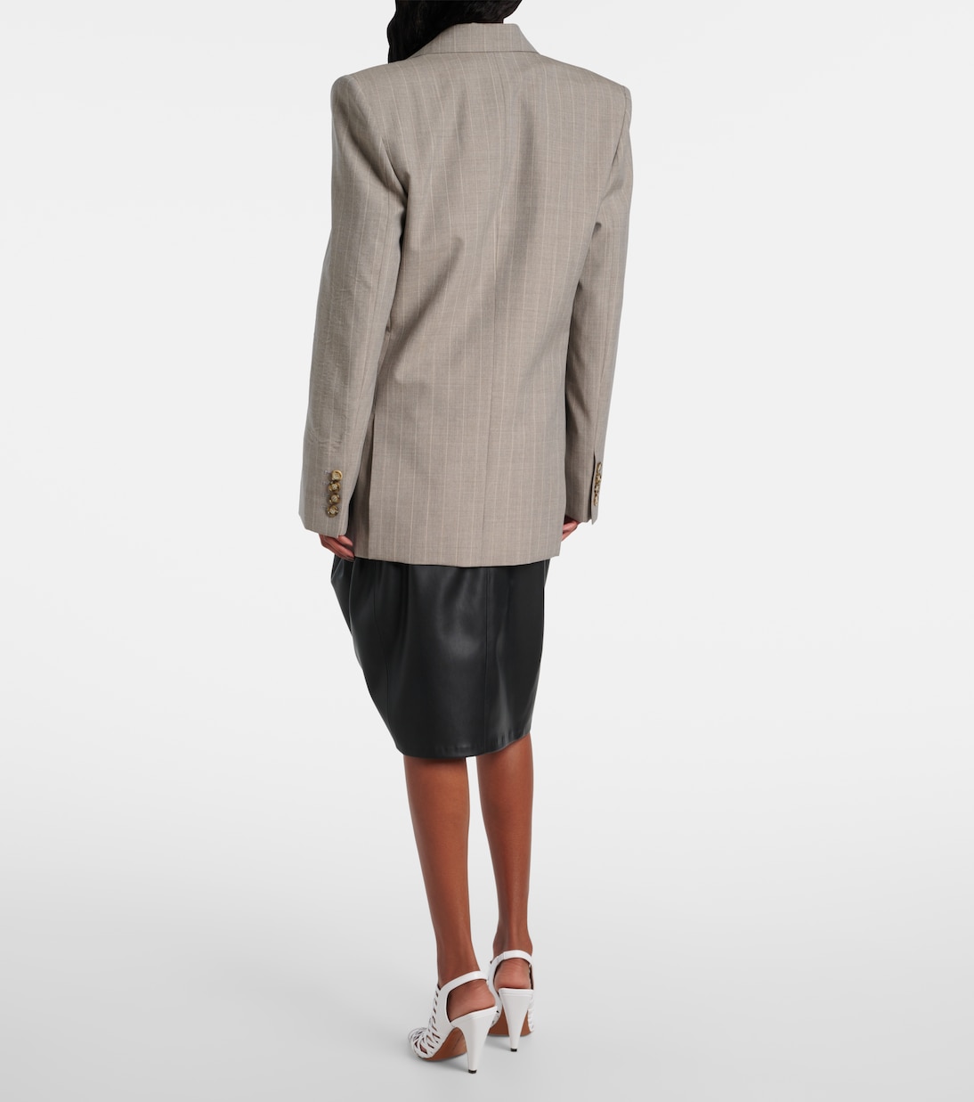 Oversized double-breasted wool blazer | Stella McCartney