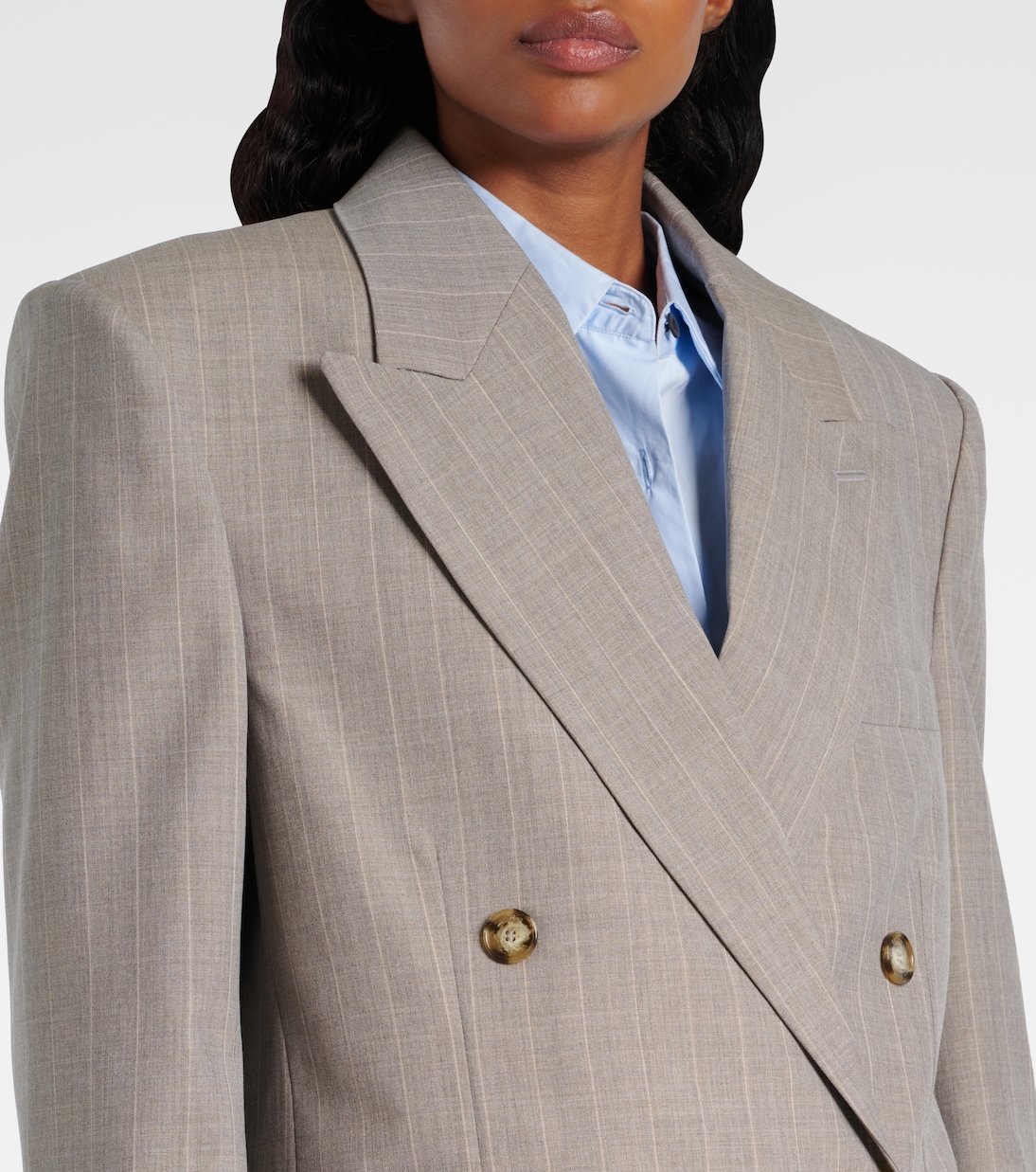 Oversized double-breasted wool blazer | Stella McCartney