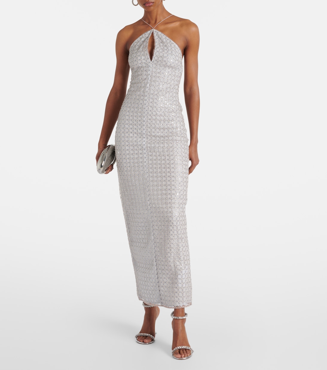 Robe longue à sequins | Rotate