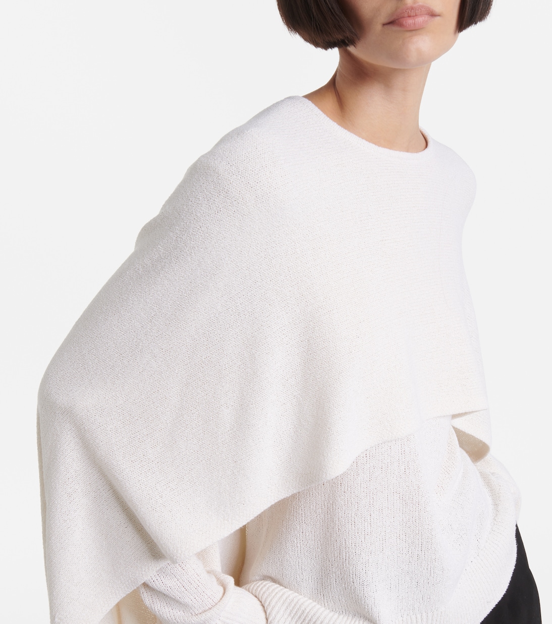 Mantella in maglia di seta | Toteme