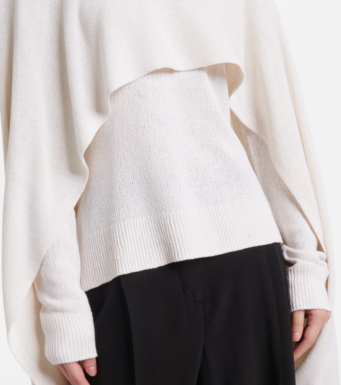 Mantella in maglia di seta | Toteme