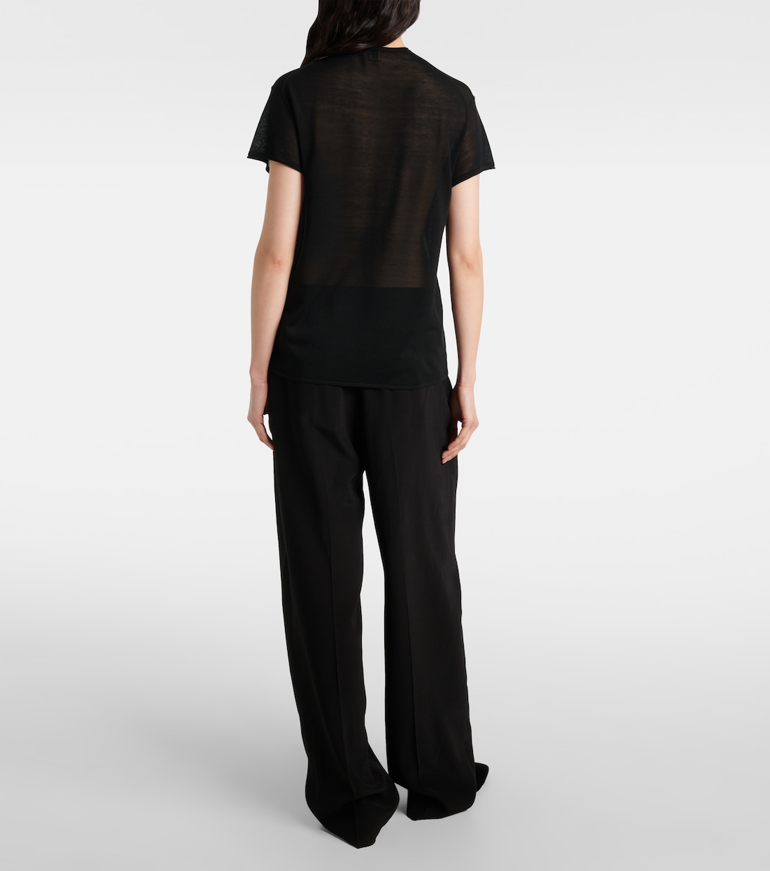 T-shirt in maglia di seta | Toteme