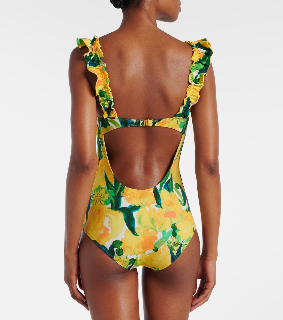 Boop floral ruffled swimsuit | La DoubleJ