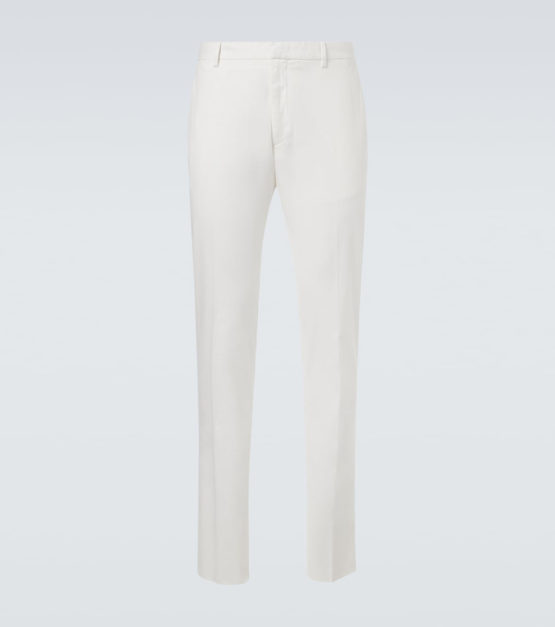Cotton-blend slim pants | Zegna
